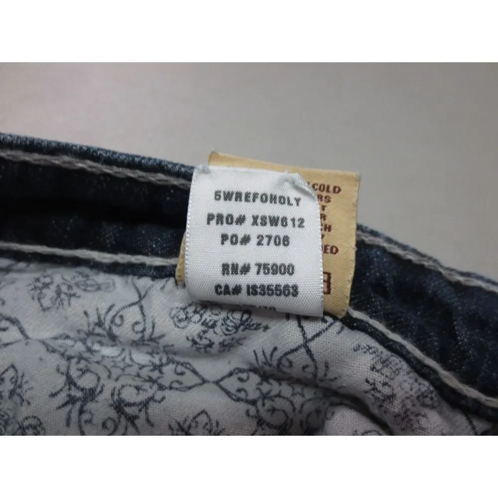 Big Star Remy Jeans Pants Blue Size 29 x 29 Cotton‎ Stretch Low Rise Boot Cut - Picture 9 of 10